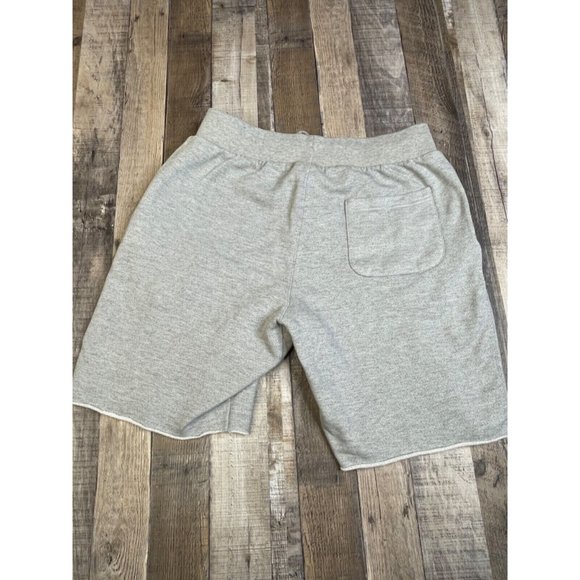 Champion Reverse Weave Men M Sweat Shorts Gray Drawstring - Picture 5 of 7